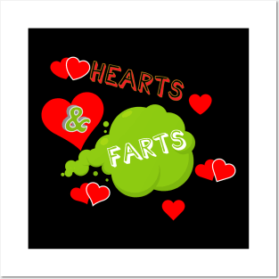 Hearts & Farts Posters and Art